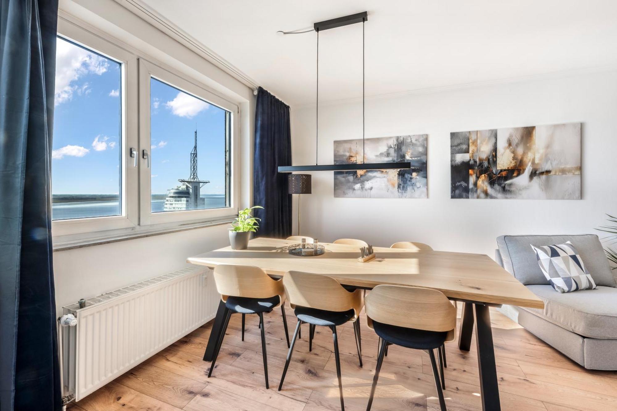 Exklusives Apartment Sunrise Mit Whirlpool, Pool Und Sauna 브레머하펜 외부 사진