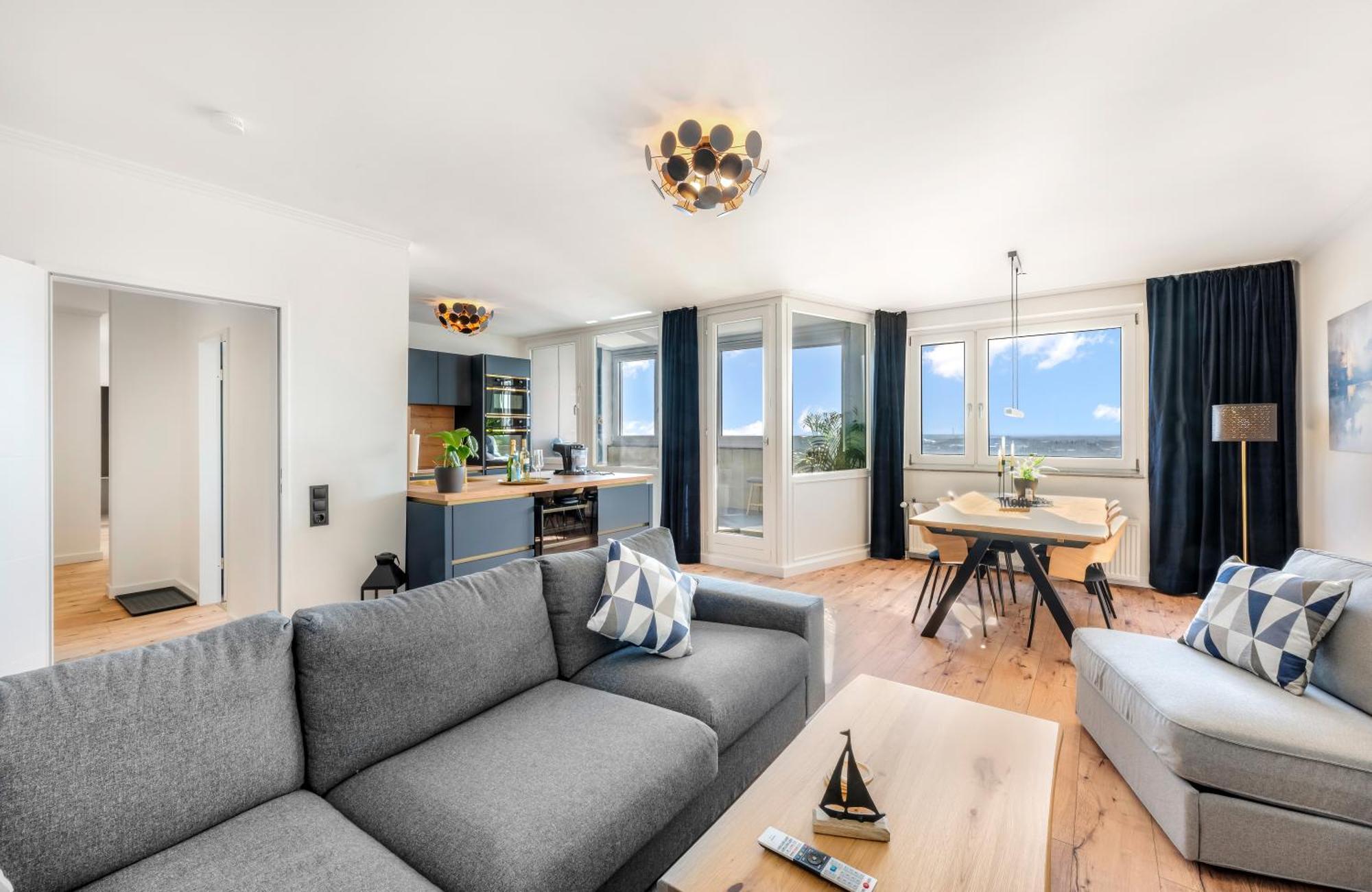 Exklusives Apartment Sunrise Mit Whirlpool, Pool Und Sauna 브레머하펜 외부 사진