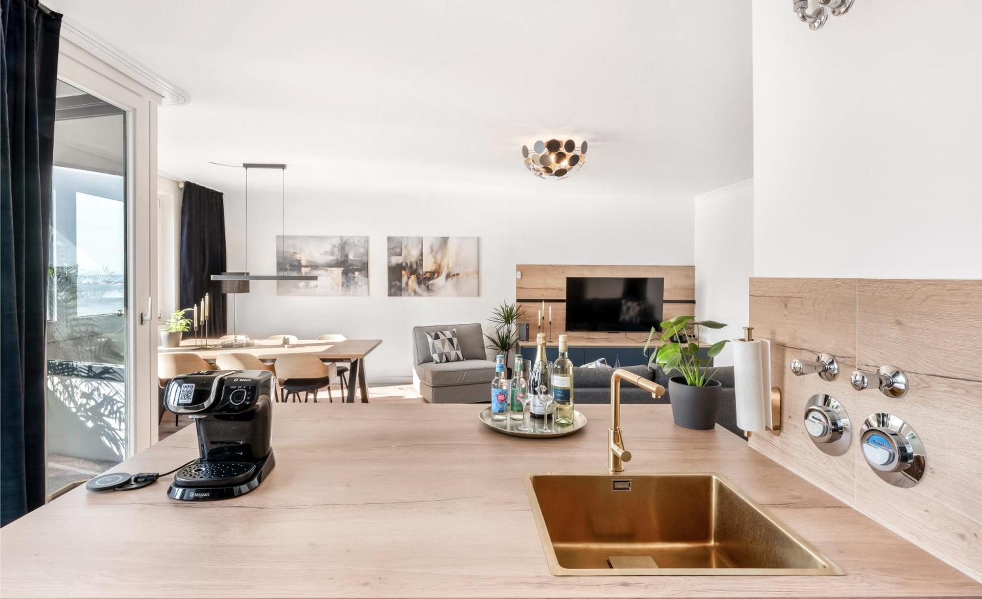 Exklusives Apartment Sunrise Mit Whirlpool, Pool Und Sauna 브레머하펜 외부 사진