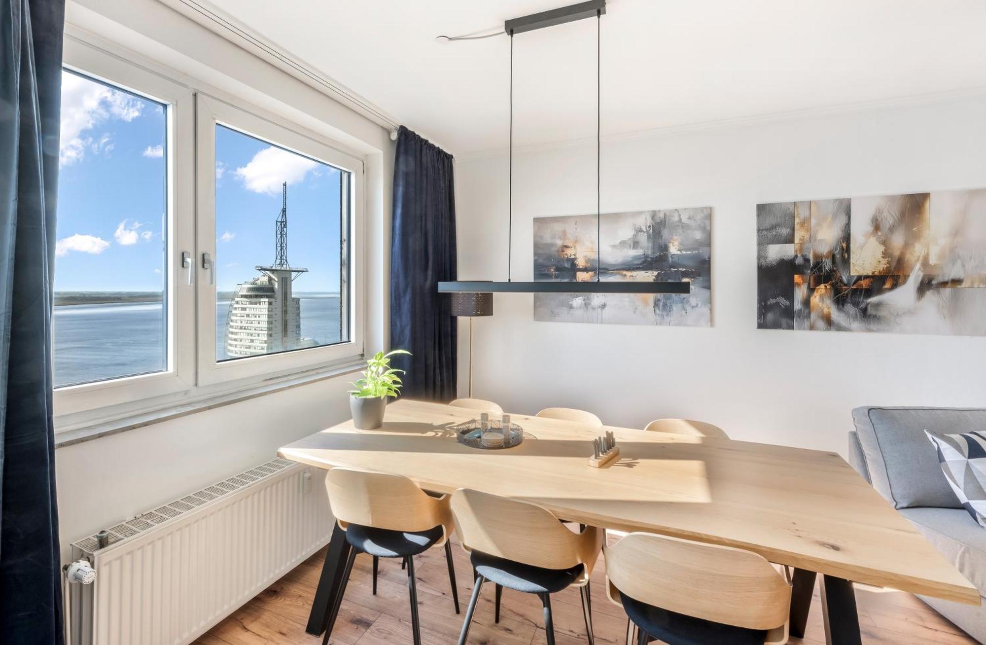 Exklusives Apartment Sunrise Mit Whirlpool, Pool Und Sauna 브레머하펜 외부 사진